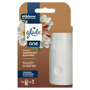 Glade One Sensual Sandalwood & Jasmine Bathroom Starter Kit Touch & Spray Air Freshener 13ml