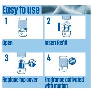 Glade One Pure Clean Linen Starter Kit Sense & Spray Air Freshener 13ml - gallery image 4