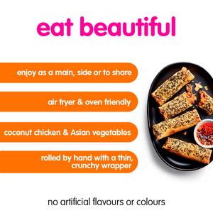 itsu 4 x Coconut Chicken Jumbo Spring Rolls 300g - gallery image 2