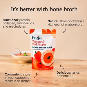 Freja 560g Tomato & Red Pepper Bone Broth Soup - gallery image 5