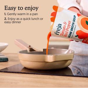 Freja 560g Tomato & Red Pepper Bone Broth Soup - gallery image 6