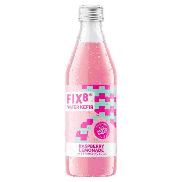 Fix8 750ml Raspberry Lemonade Water Kefir Drink - gallery image 1