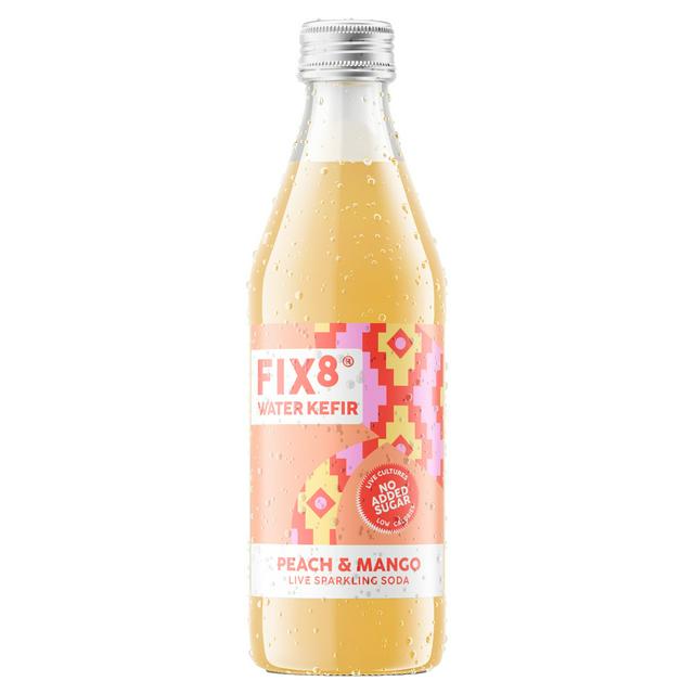 Fix8 750ml Peach & Mango Water Kefir Drink - gallery image 1