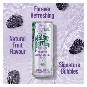 Maison Perrier Forever 4 x 330ml Blackberry Lightly Flavoured Sparkling Water - gallery image 2