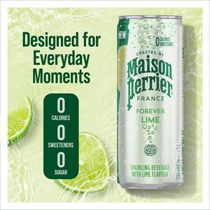 Maison Perrier Forever 4 x 330ml Lime Lightly Flavoured Sparkling Water - gallery image 3
