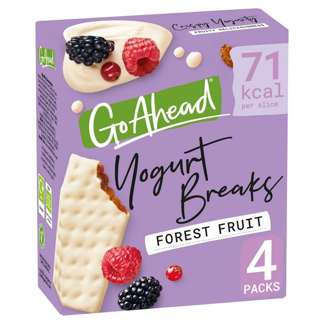 Go Ahead Yogurt Breaks 4 x 35.5g Forest Fruit Multipack Snack Bars - gallery image 1