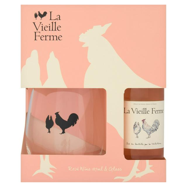 La Vieille Ferme 18.7cl Rose Wine Glass Gift Set - gallery image 1
