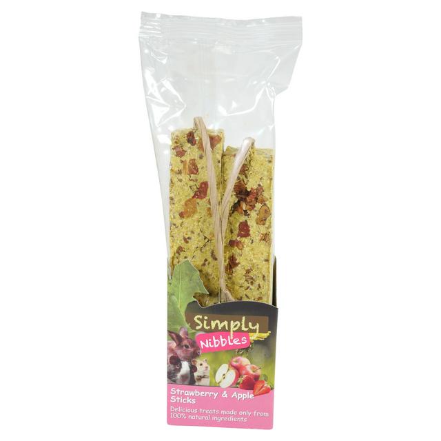 Simply Nibbles Strawberry & Apple Sticks Small Animal Treat - gallery image 1