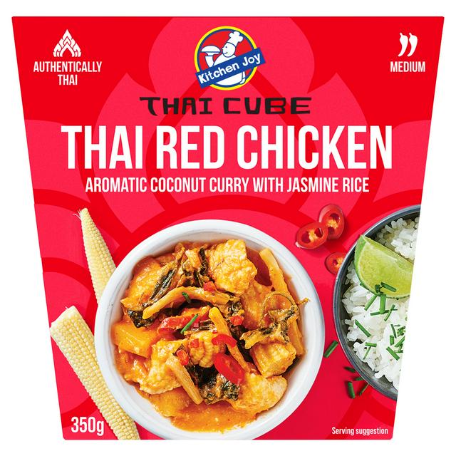 Kitchen Joy Thai Cube 350g Thai Red Chicken Aromatic Coconut Curry with Jasmine Rice - gallery image 1