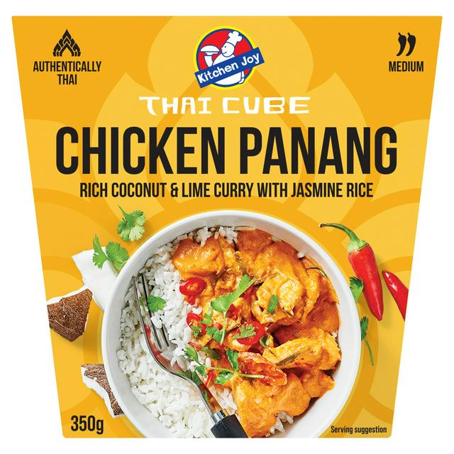 Kitchen Joy Thai Cube 350g Chicken Panang Rich Coconut & Lime Curry with Jasmine Rice - gallery image 1