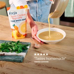 Freja 560g Classic Chicken & Vegetable Bone Broth Soup - gallery image 3