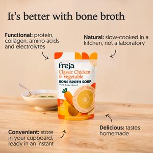Freja 560g Classic Chicken & Vegetable Bone Broth Soup - gallery image 5