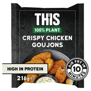 This 6 x 216g Plant Based Vegan Crispy Chicken Goujons