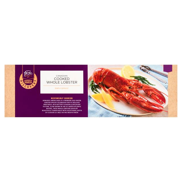 Sainsbury's 350g Canadian Cooked Whole Lobster, Taste the Difference - gallery image 1