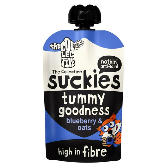 The Collective Great Dairy 90g Blueberry & Oats Suckies Tummy Goodness Kids Yoghurt - gallery image 1