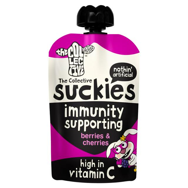 The Collective Great Dairy 90g Berries & Cherries Suckies Immunity Supporting Kids Yoghurt - gallery image 1