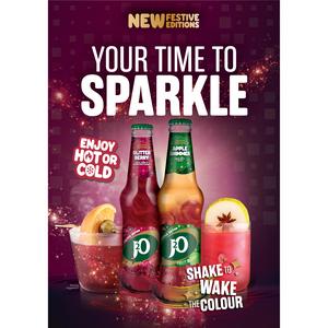 J2O 4 x 275ml Appleshimmer Spiced Apple Flavoured Drink Bottle, Festive Edition - gallery image 5