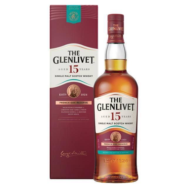 The Glenlivet 70cl French Oak Reserve 15 Year Old Single Malt Scotch Whisky - gallery image 1
