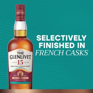 The Glenlivet 70cl French Oak Reserve 15 Year Old Single Malt Scotch Whisky - gallery image 5