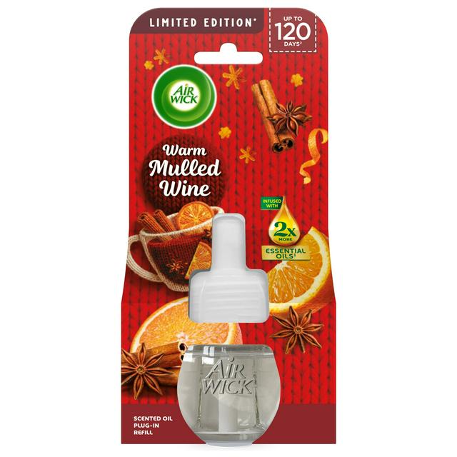 Air Wick Warm Mulled Wine Electrical Single Refill Plug In Air Freshener, Limited Edition 19ml - gallery image 1
