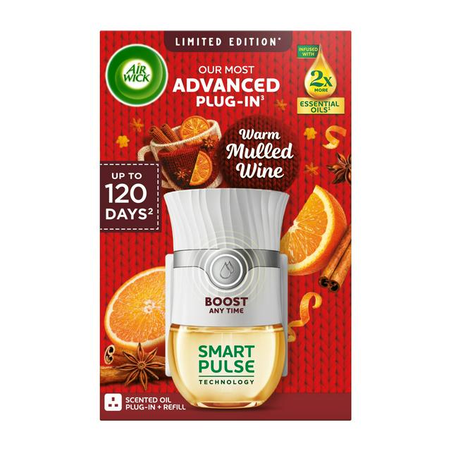 Air Wick Warm Mulled Wine Electrical Pulse Kit Plug In Air Freshener, Limited Edition 19ml - gallery image 1