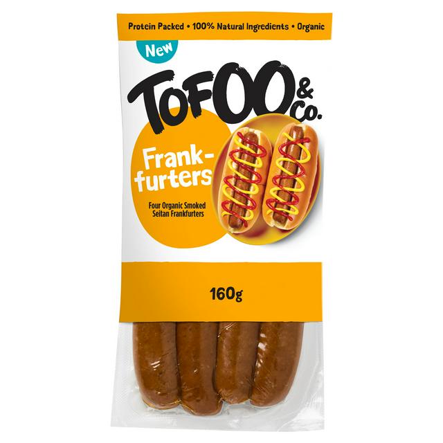 Tofoo & Co. 160g Organic Seitan Frankfurters Sausages - gallery image 1
