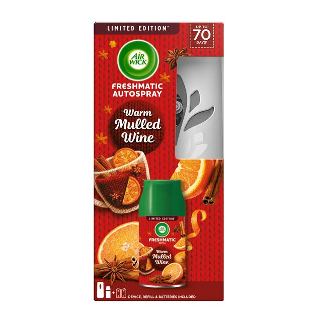 Air Wick Freshmatic Warm Mulled Wine Autospray Air Freshener, Limited Edition 250ml - gallery image 1