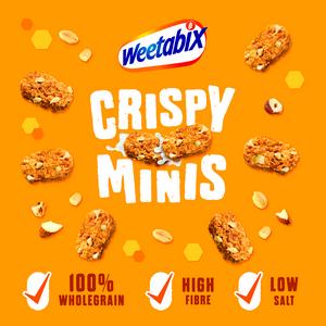 Weetabix Crispy Minis 500g Honey & Nut Flavour Breakfast Cereal, Special Edition - gallery image 2