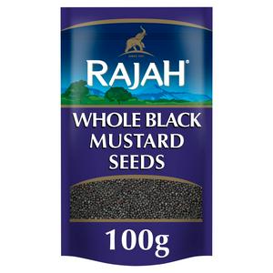 Rajah 100g Whole Black Mustard Seeds Spice