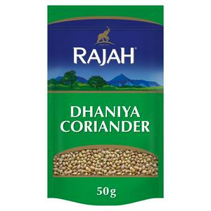 Rajah 50g Whole Dhaniya Coriander Seeds Spice
