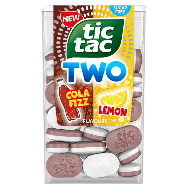 Tic Tac Two 38.5g Cola Fizz & Lemon Flavour Sweets - gallery image 1