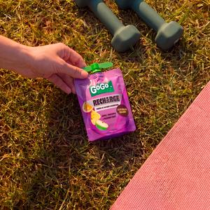 GoGo Squeez 4 x 90g Recharge Apple, Pineapple & Passion Fruit Smoothie Snack Pouch - gallery image 5