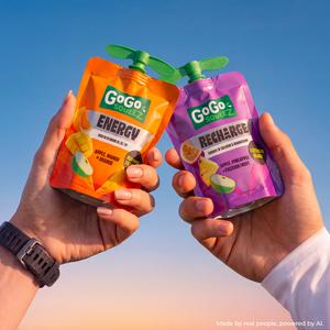 GoGo Squeez 4 x 90g Recharge Apple, Pineapple & Passion Fruit Smoothie Snack Pouch - gallery image 6