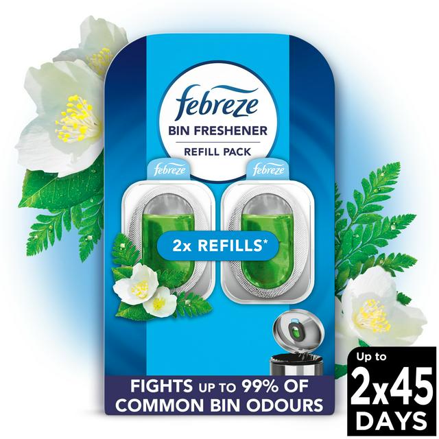 Febreze Bin Freshener 2 x Outdoor Fresh Gel 4.88ml - gallery image 1