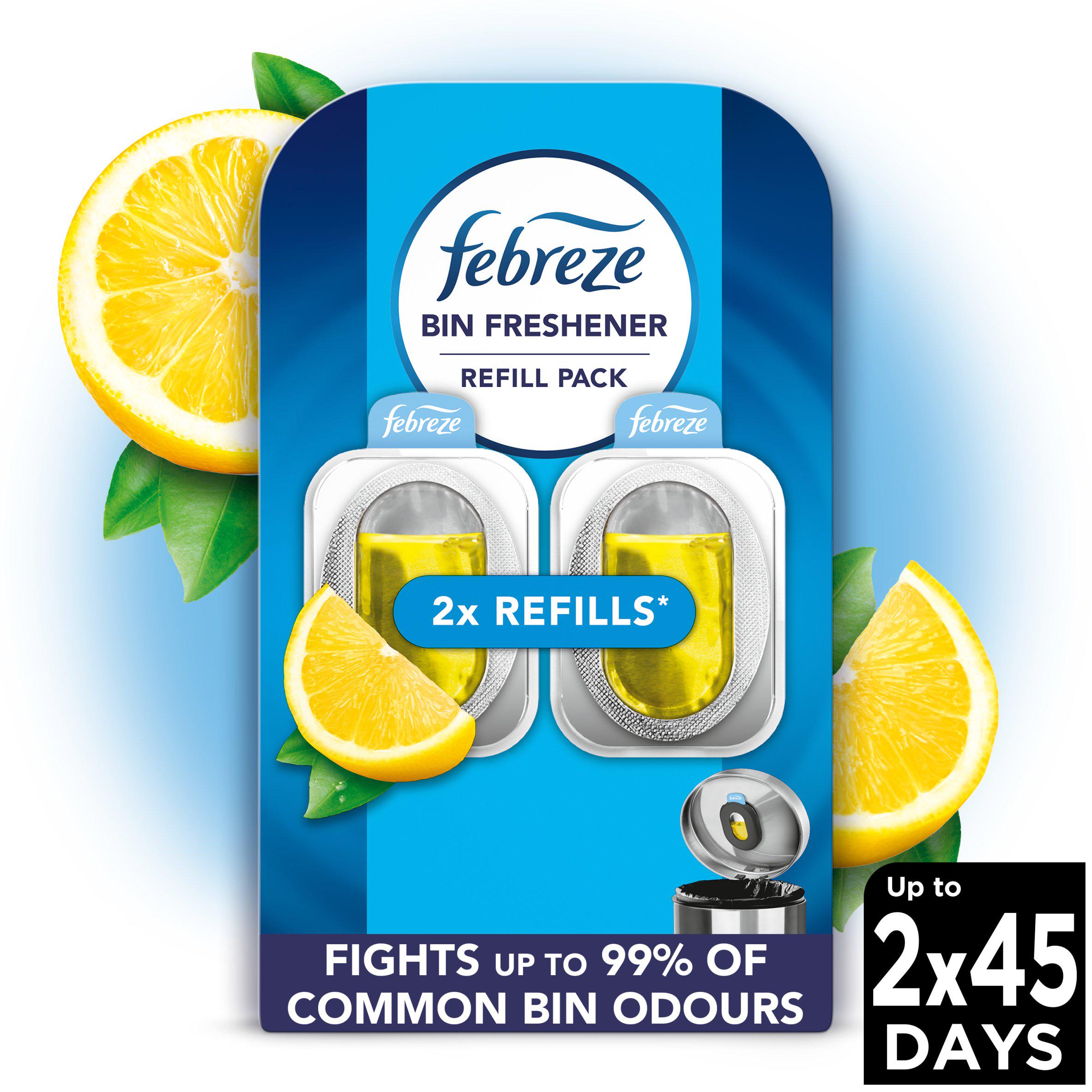 Febreze Bin Freshener Refill Pack Citrus Fresh 9.76ml