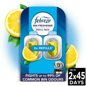 Febreze Bin Freshener 2 x Citrus Fresh Gel 4.88ml