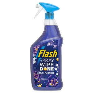 Flash Spray Wipe Done 800ml Nectar Blossom Multipurpose Cleaning Spray