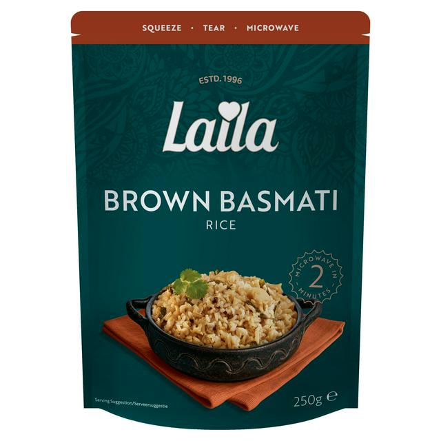 Laila 250g Brown Basmati Rice - gallery image 1