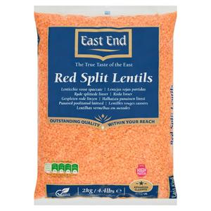 East End 2kg Red Split Lentils
