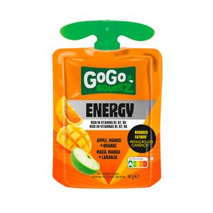GoGo Squeez 4 x 90g Energy Apple, Mango & Orange Fruit Smoothie Snack Pouch - gallery image 3
