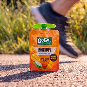 GoGo Squeez 4 x 90g Energy Apple, Mango & Orange Fruit Smoothie Snack Pouch - gallery image 5