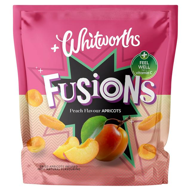 Whitworths Fusions 80g Peach Flavour Apricots - gallery image 1