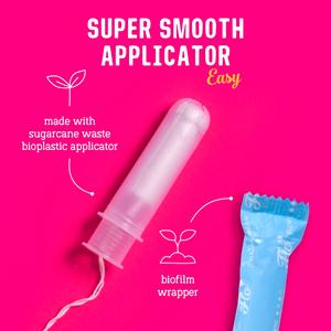 Flo 12 x Organic Cotton Super + Super Plus Tampons - gallery image 2