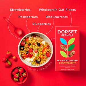 Dorset 450g Strawberry Granola Breakfast Cereal - gallery image 3