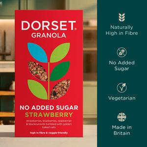 Dorset 450g Strawberry Granola Breakfast Cereal - gallery image 4