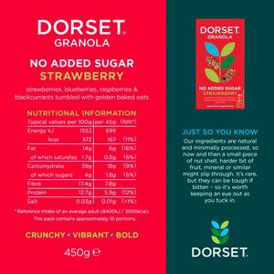 Dorset 450g Strawberry Granola Breakfast Cereal - gallery image 5