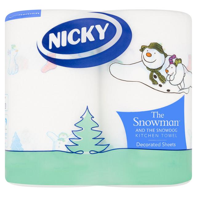 Nicky the Snowman and the Snowdog Kitchen Towel Rolls - gallery image 1