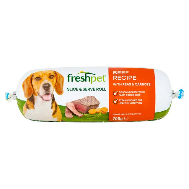 Freshpet 700g Beef Recipe with Peas & Carrots Fresh Dog Food - gallery image 1