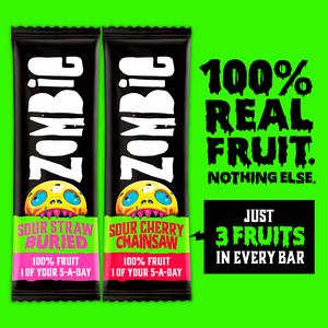 Zombie Sours 4 x 25g Fruit Bars 100g - gallery image 2