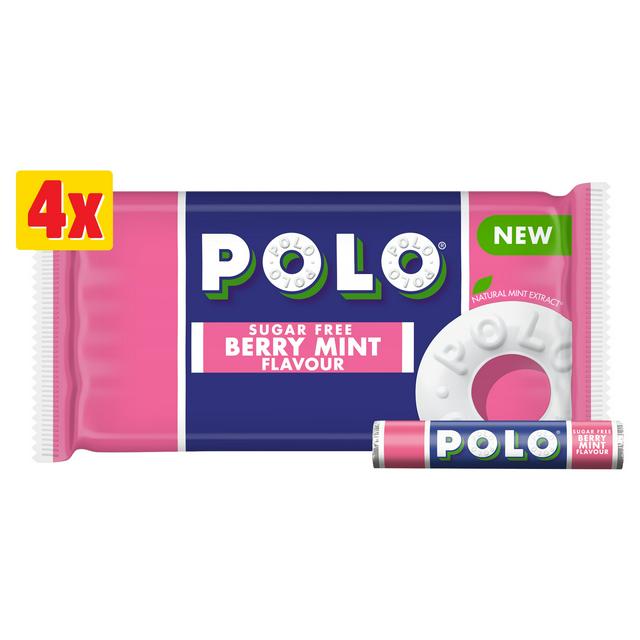 Polo 4 x Sugar Free Multipack Berry Mint Flavour Tube 133.6g - gallery image 1